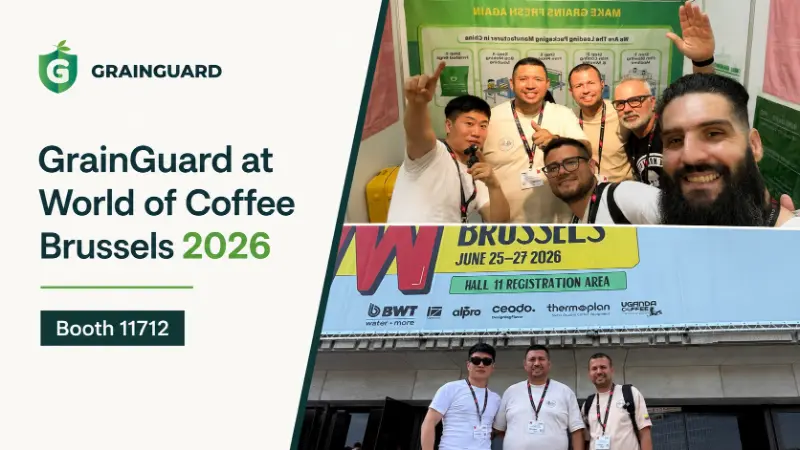 GrainGuard muodostaa yhteyden maailmanlaajuiseen kahviyhteisöön World of Coffee Brussels 2026 -tapahtumassa