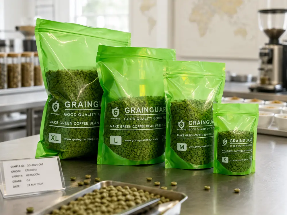 coffee bean hermetic sample bags