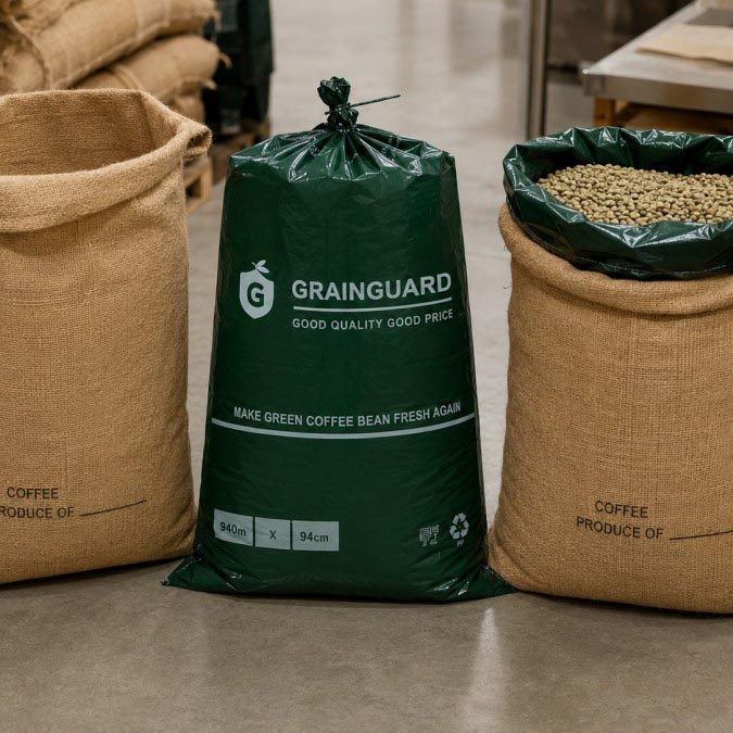 Jute Liner for Green Coffee Bean Packaging